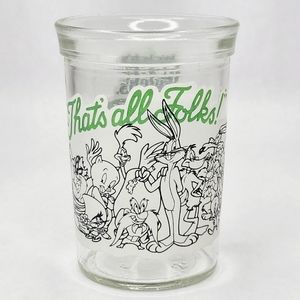 Welch's Looney Tunes Collector Series #12 Jelly Jar Glass "That's All Folks!"